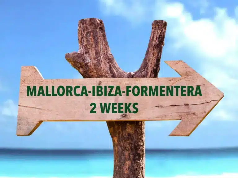 Mallorca, Ibiza, Formentera durante 2 semanas.